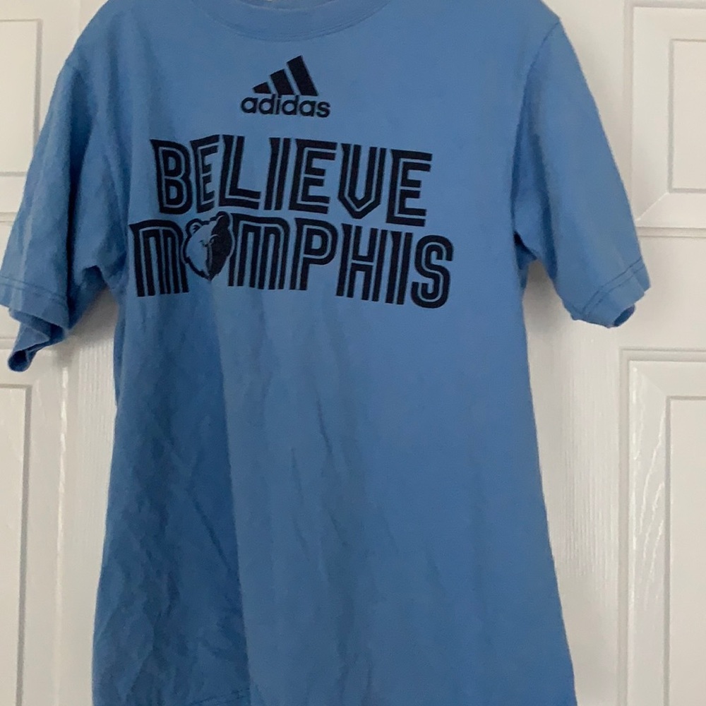 Blue Memphis grizzlies tee